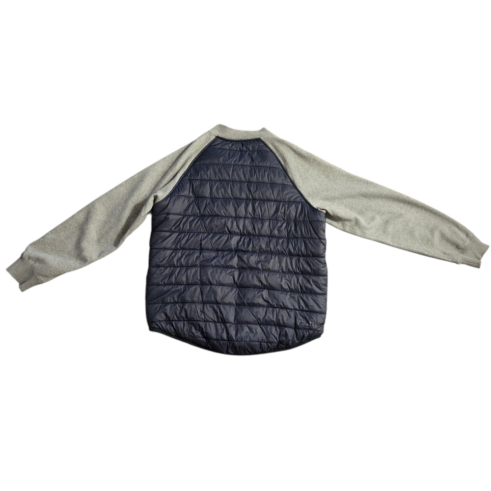 Troy Lee Designs Factory Quilted Bomber Zip Up Jacket Men's Navy and Gray Jacket - Picture 8 of 9